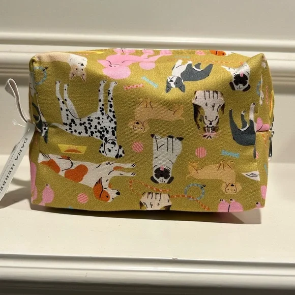 Dana Herbert Dog Print Cosmetic Case - Picture 5 of 12
